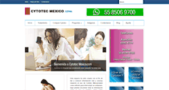 Desktop Screenshot of cytotecmexico.com