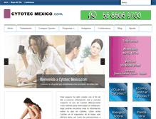 Tablet Screenshot of cytotecmexico.com